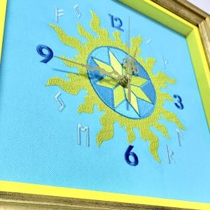 годинник оберіг у деревяній рамі з антивідблисковим склом Tiferet NF