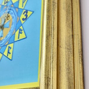 Годинник оберіг для дому та офісу Зірка Ерцгамми з рунами