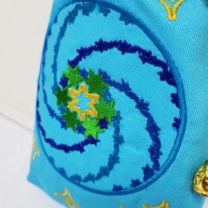 Мішечок для карт Таро та трав Ріст і Здобуття блакитного кольору