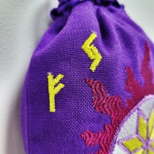 Енергетичний мішечок Вогняний Алатир фуксія для Таро і трав