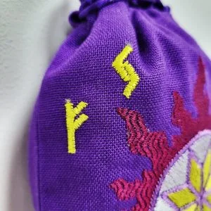 Енергетичний мішечок Вогняний Алатир фуксія для Таро і трав