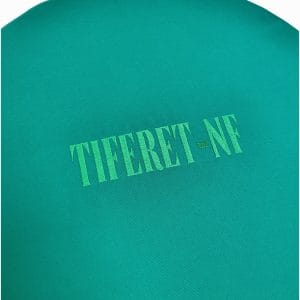 Деталі машинної вишивки Анахата на зеленій подушці — Tiferet NF