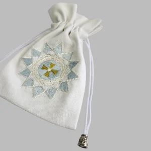 Вишивка Зірка Ерцгамми на мішечку для хрестика хлопчика жолота нитка