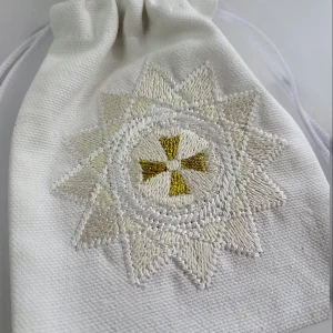 Вишита Зірка Ерцгамми на мішечку для хрестика