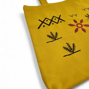Шопер з вишитими трипільськими символами
