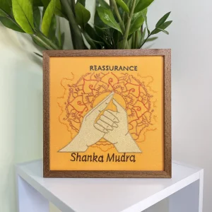 вишивка shanka mudra символ спокій впевненість гармонія деталь картини котон