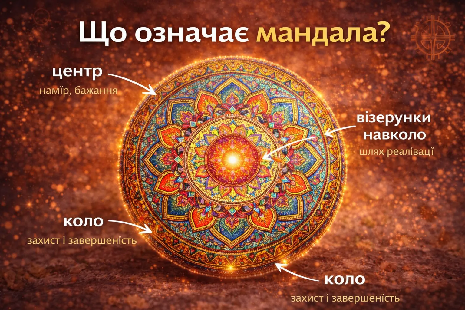 Значення мандали та з чого вона складається