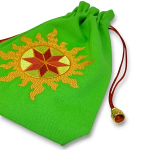 Мішечок із натурального котону «Вогняний Алатир» 16×23 см