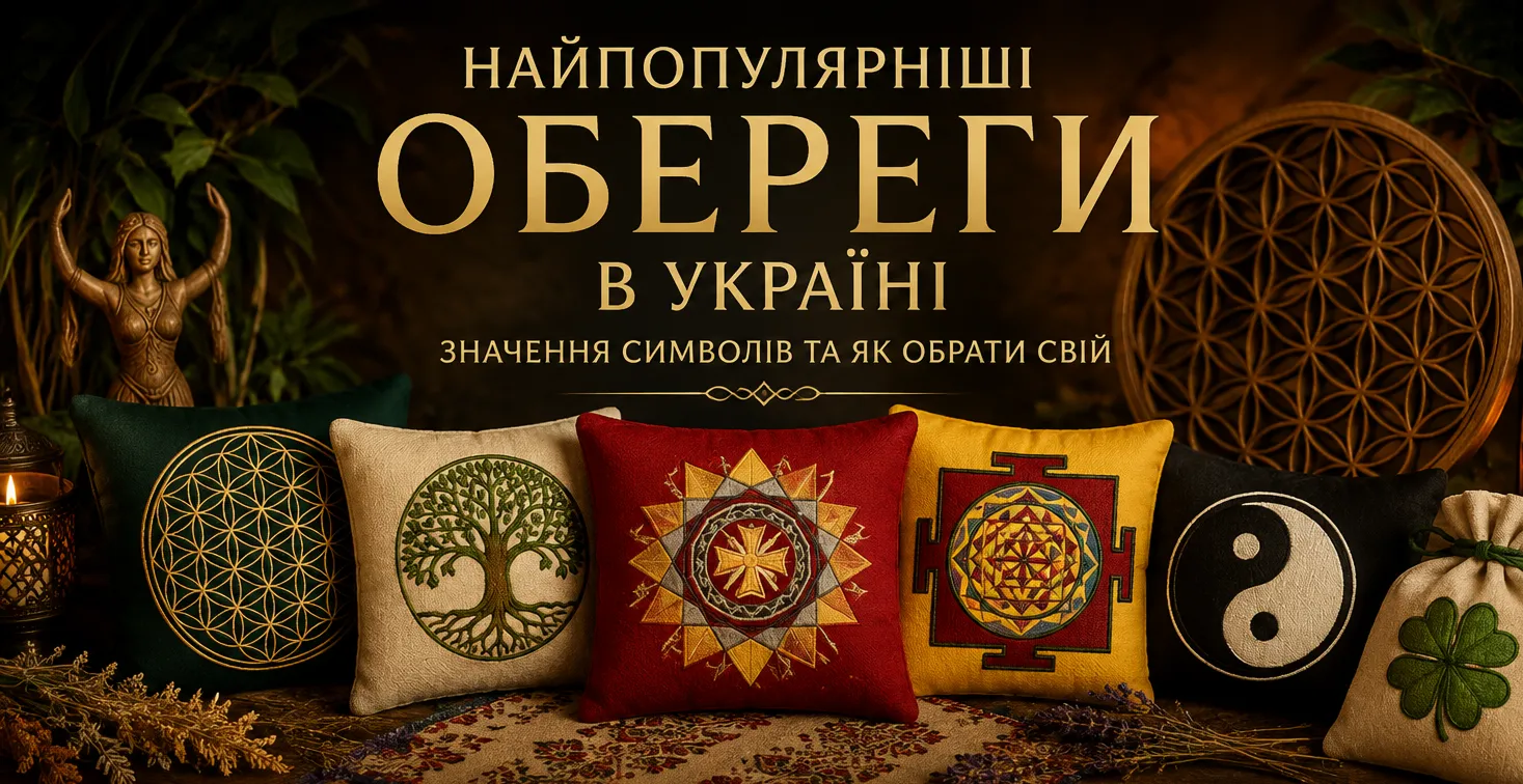 Найпопулярніші обереги в Україні — Квітка Життя, Дерево Життя, Зірка Ерцгамми, Алатир, Інь-Янь і чотирилиста конюшина